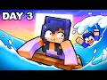 100 DAYS Stranded at SEA in Minecraft!