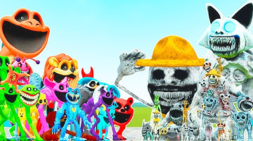 ALL NEW ZOONOMALY MONSTERS vs ALL SMILING CRITTERS POPPY PLAYTIME CHAPTER 3 In Garry