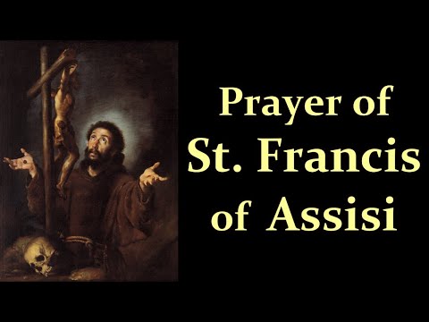 Prayer of St Francis of Assisi