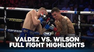 Oscar Valdez vs Liam Wilson KO Highlights - Valdez is Back!