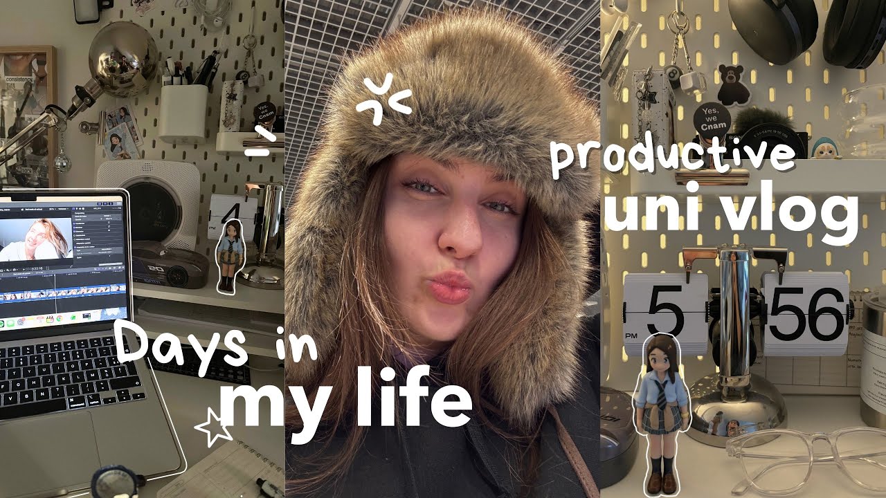 DAYS IN MY LIFE 🥞 | romanticizing school, hospital, studying on campus *REALISTIC*