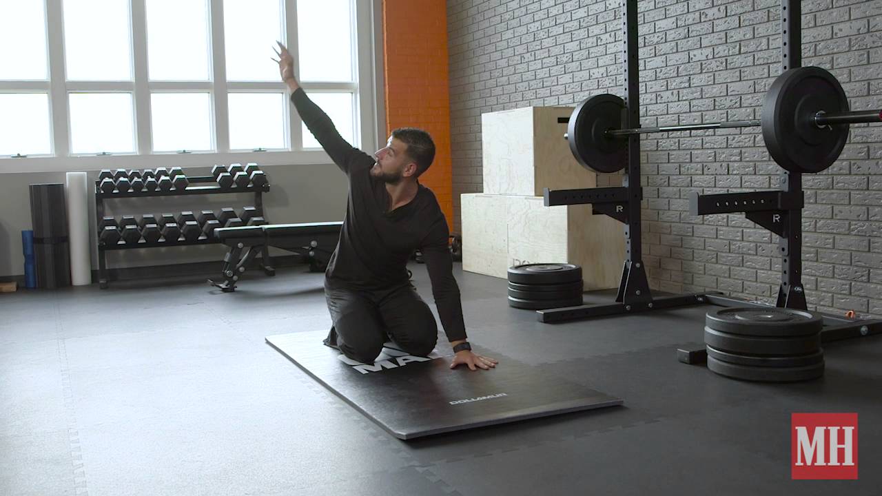 T-Spine Squat Mobility - YouTube