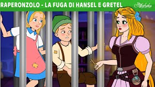 Raperonzolo - La fuga di Hansel e Gretel 🍭 | Storie Per Bambini Cartoni Animati I Fiabe e Favole