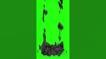 Greenscreen Batu runtuh #soundeffect#greenscreen