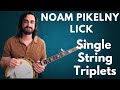Noam pikelny single string triplet lick  bluegrass banjo lesson