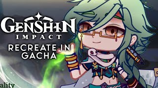 Lambada Meme |ft. Baizhu 💚🐍 | Genshin Impact Trailer Recreated In GachaClub