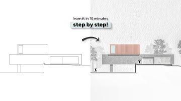 Architectural Elevation in Photoshop In 10 Minutes + Free Brush Set