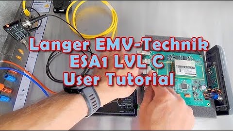 Langer EMV Technik GmbH ESA1 - LVL C User Tutorial