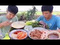 Gỏi Cuốn Tôm, Thịt Ba Rọi Rau Sống Chấm Nước Này Cực Ngon | VTNam Vlog #02