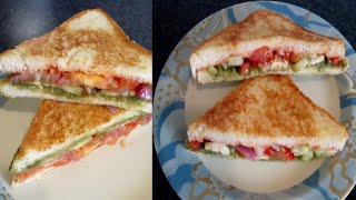 Sandwich recipe. 2 healthy and tasty sandwich. cheesy veg recipe in
hindi. how to make sand