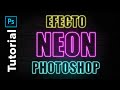 Crear TEXTO DE NEÓN con PHOTOSHOP - Método CC 2020
