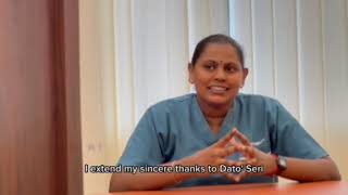 CMH Specialist Hospital, Hema Darshini K. Segar Success note on ASIA Awards  Malaysia