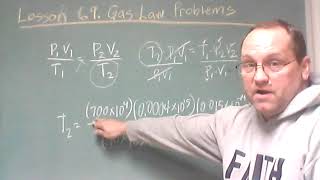 ALGEBRA 2 #69 Gas Law Problems (4/21/20)