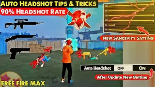 Free Fire Best Auto Headshot Secret Tips And Tricks || Best Sensitivity Satting ( Noob To Pro )