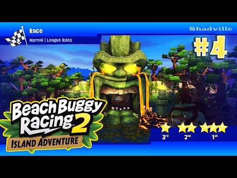 Видео: По болоту на Багги ☀ Beach Buggy Racing 2: Island Adventure Прохождение игры #4