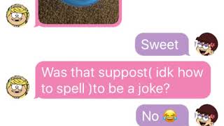 Luna X Sam texting story