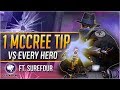 1 McCREE TIP for EVERY HERO ft. Surefour