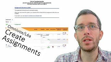 Omnivox/Léa: Create an assignment with dropbox