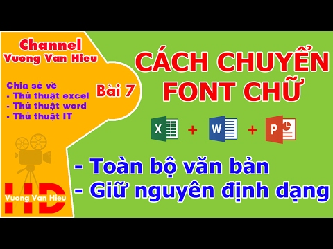 Bài 7: Chuyển đổi font chữ bằng Uoffice 1.3 không bị lỗi font vẫn giữ nguyên định dạng