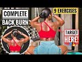 COMPLETE TONED BACK AT HOME~Lose Lower &amp; Upper Back Fat Faster | No Equipments