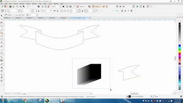 Corel Draw Tips & Tricks 3D Looking Ribbon part 3 Banner Blend