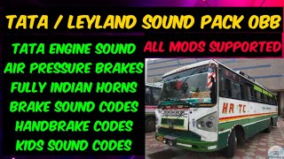 bussid tata engine sound pack obb | tata sound obb codes v3.6 | download tata engine sound mod