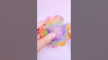 🌈🍀 Rainbow Four Leaf Clover Squishy DIY with #Nano Tape!