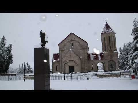 ხობში თოვლი მოსულა