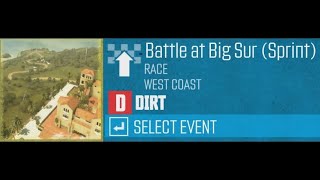 The Crew 1 - Battle at Big Sur [Sprint] (Dirt spec PvP Race Track 15)