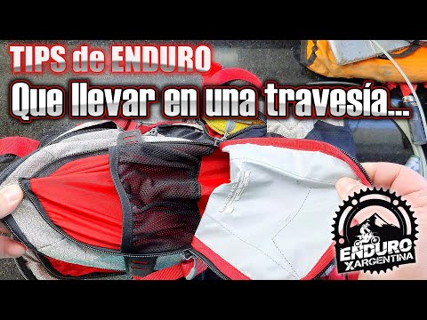 Qué debo llevar en la riñonera y/o mochila de enduro?