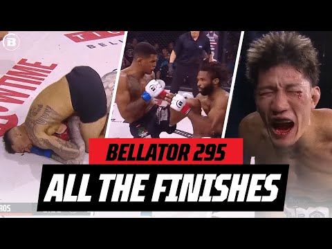 ALL FINISHES from the Bellator 295 Fight Card | Featuring Patchy "NO LOVE" Mix