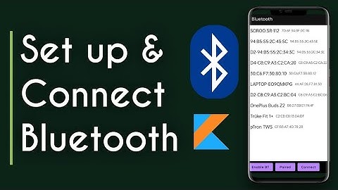 How to Get Pair List and Connect with Bluetooth in Android Programatically Kotlin | Android Studio