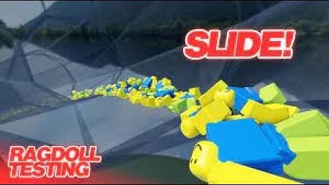 Glitch speed ragdoll testing