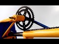 Homemade Mobile Drill Press From Damaged Bike Parts