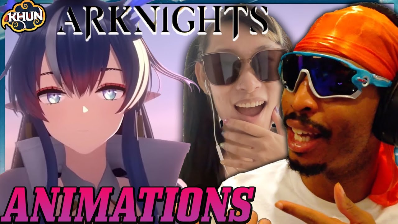 Я показываю своему другу Норми анимацию Аркнайта