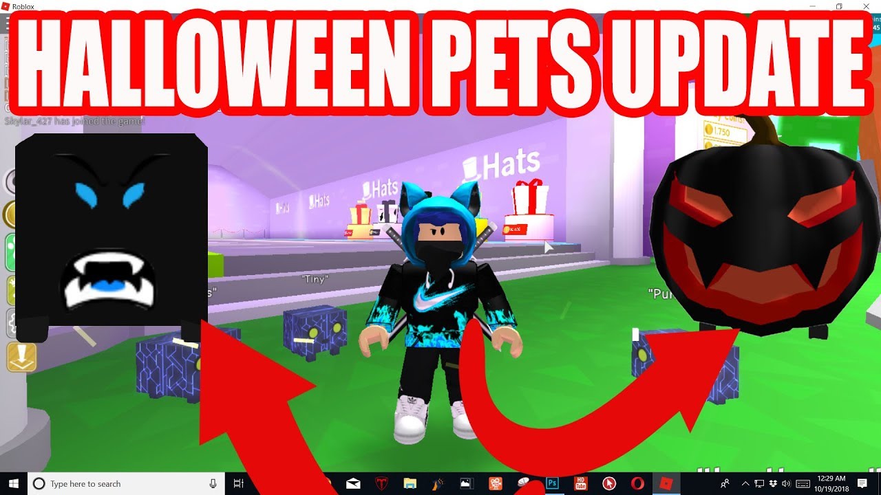 Halloween Pets Update Pet Simulator Zombie Pets Spiders Ghosts Youtube - roblox pet simulator zombie