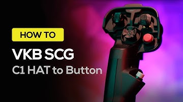 VKB SCG Kosmosima: replacing the C1 thumb HAT with a button