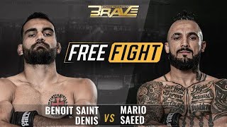 FREE MMA Fight | Benoit Saint Denis vs Mario Saeed | BRAVE CF 38
