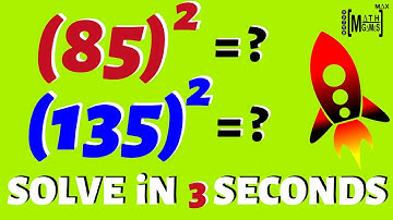 Square of a number ending with 5 (Shortcut Method) | Mental Math Tricks