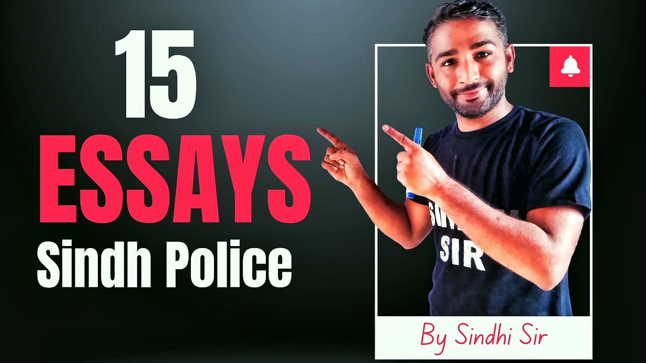Sindh Police Constable Interview: 15 Essential Essay Topics You Need to Know