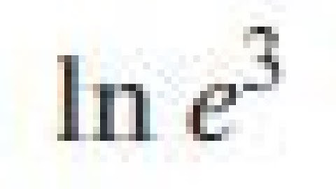 ln(e^3)