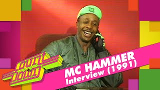 MC Hammer about the alleged rivalry between him and Vanilla Ice (Countdown, 1991)