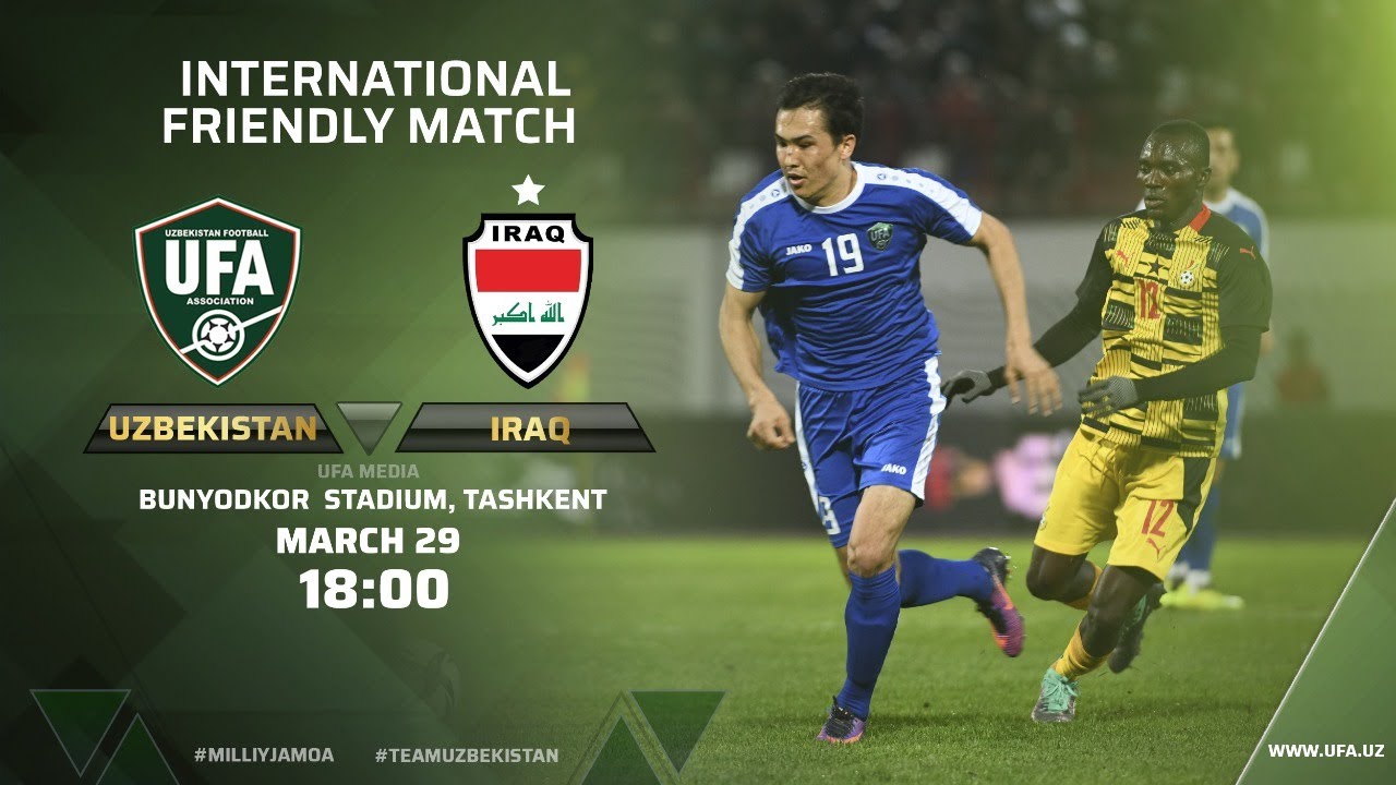 Uzbekistan - Iraq | Friendly match | LIVESTREAM