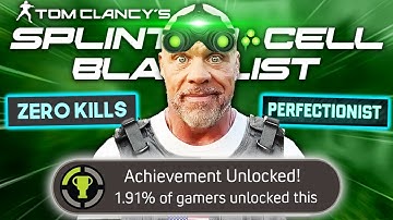 This Achievement in Splinter Cell Requires Perfection(ist)