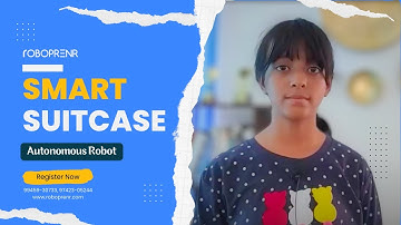 Smart suitcase || An autonomous Robot  || Roboprenr || #roboticseducation #bangalore