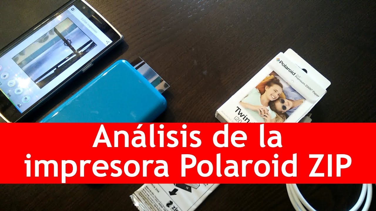 Polaroid ZIP, análisis de una gran impresora portátil en español 