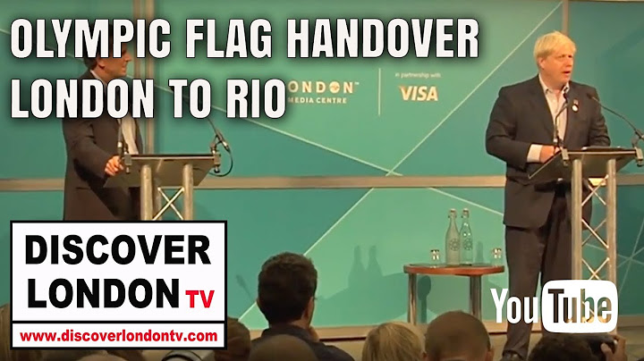 Mayor of London and Mayor of Rio Olympic Flag handover Press Conference