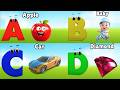 ABC Phonics Song - Toddler Learning Video Songs , A for Apple , Nursery Rhymes , Alphabet song