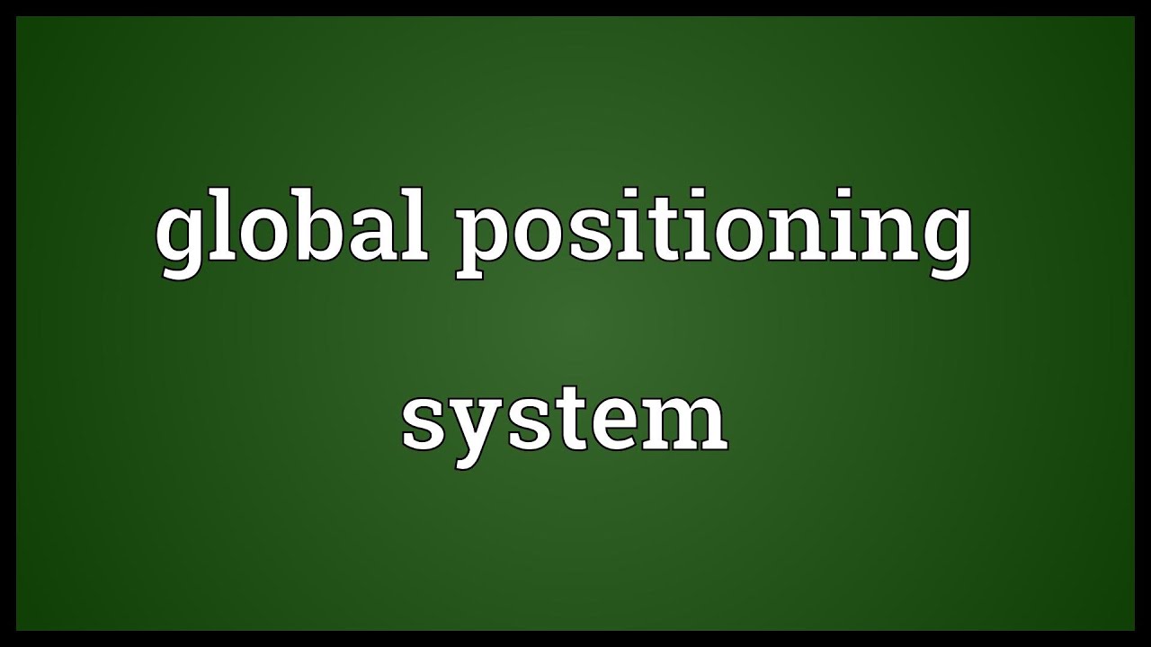 global positioning system meaning youtube