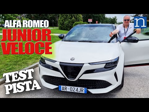 ALFA ROMEO JUNIOR VELOCE (2/2) →TEST in pista IMPRESSIONI DI GUIDA come va il BISCIONE 4.0